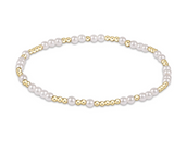BRACELET HOPE UNWRITTEN 3MM BEAD PEARL