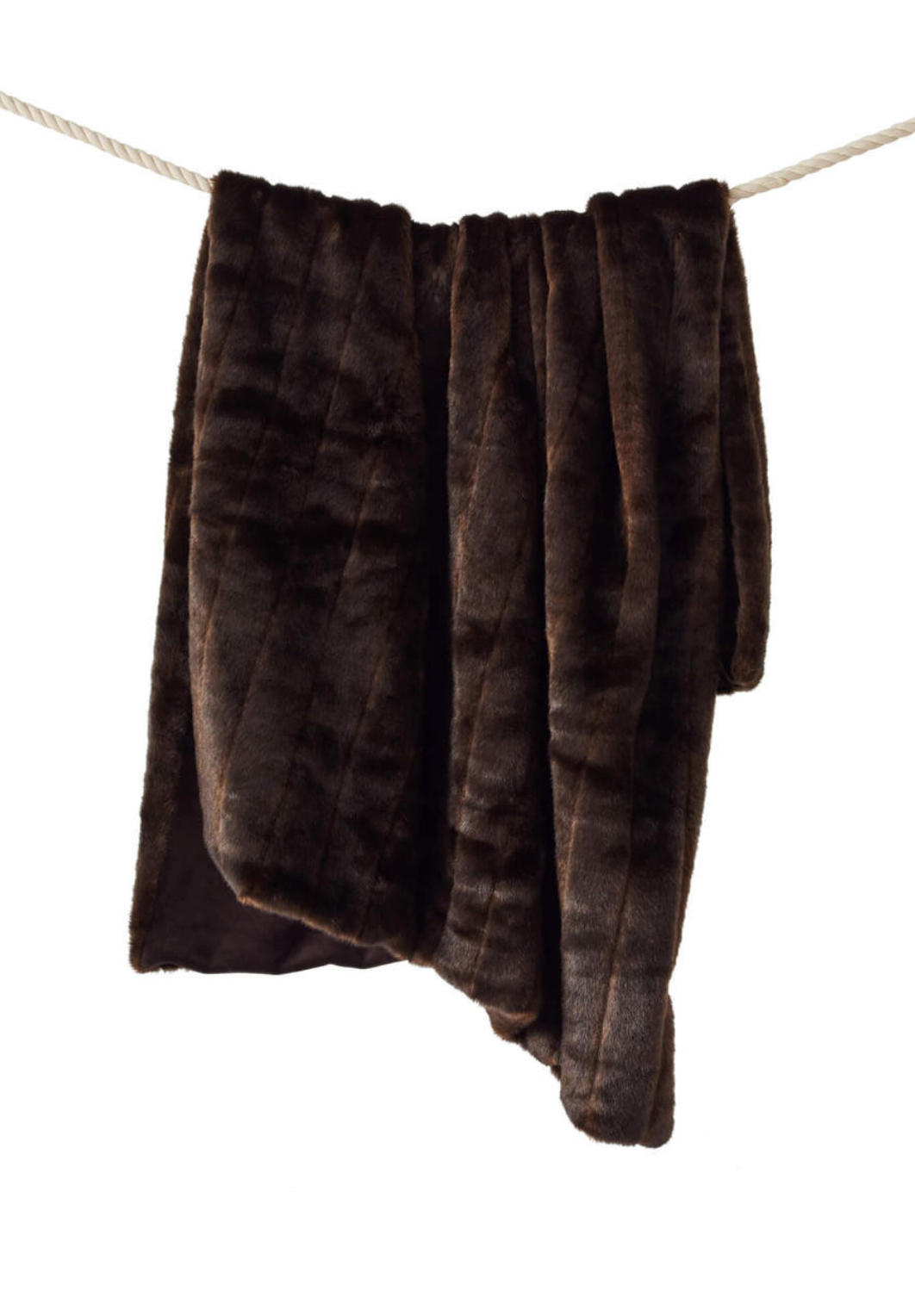 THROW SABLE FAUX FUR 60X72"