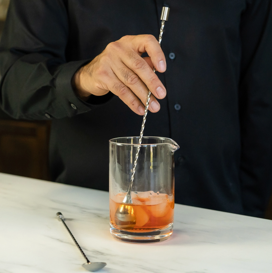 S/2 BAR SPOONS SPIRAL HANDLES S/S #77538