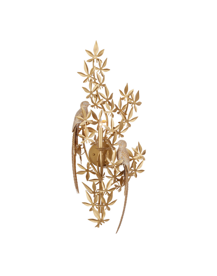 WALL SCONCE GOLD LEFT SO