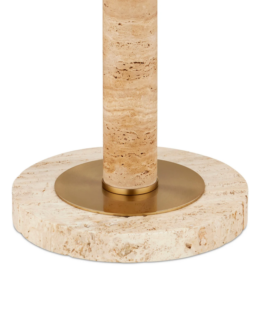 FLOOR LAMP POLISHED BRASS NATURAL
