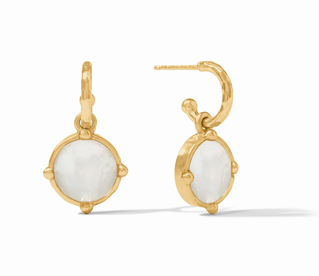 EARRING HOOP&CHARM HONEYBEE