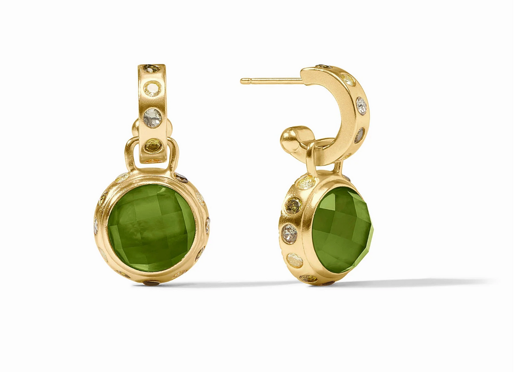 EARRING RAINBOW HOOP&CHARM