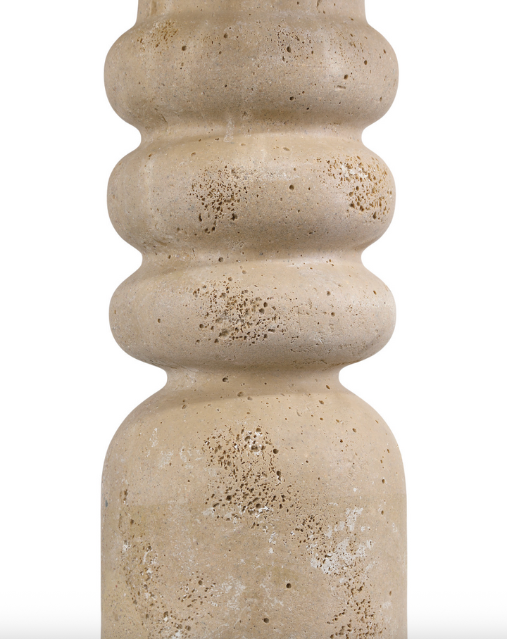 TABLE SIDE BEIGE CONCRETE ROUND