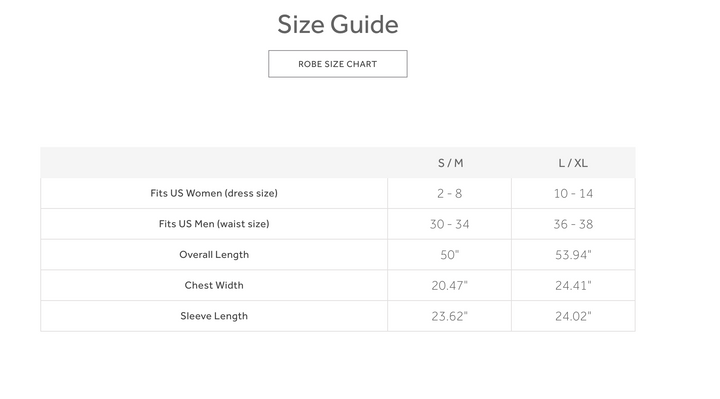 ROBE WAFFLE TERRY WHITE