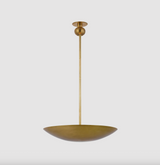 CHANDELIER MEDIUM UPLIGHT ANTIQUE BRASS