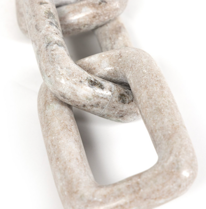 CHAIN SOLID MARBLE CREAMY TAUPE