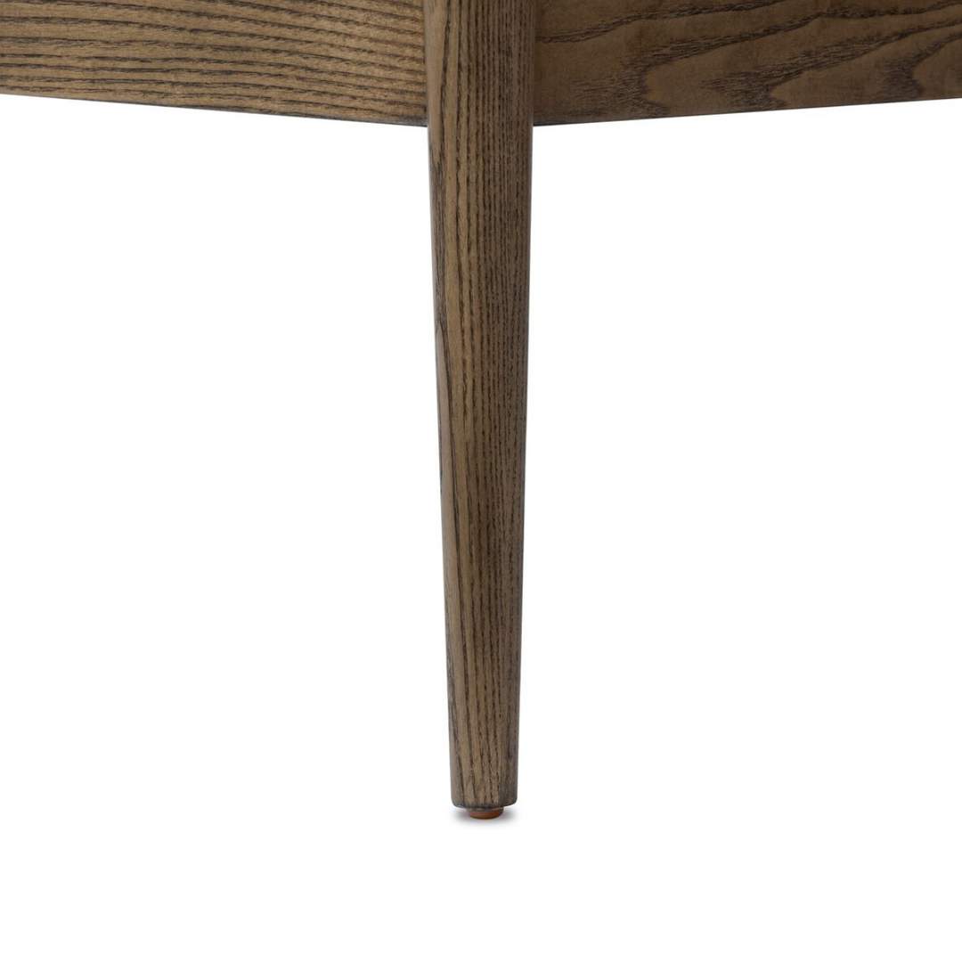 CHAIR ARM IN BOUCLE STONE