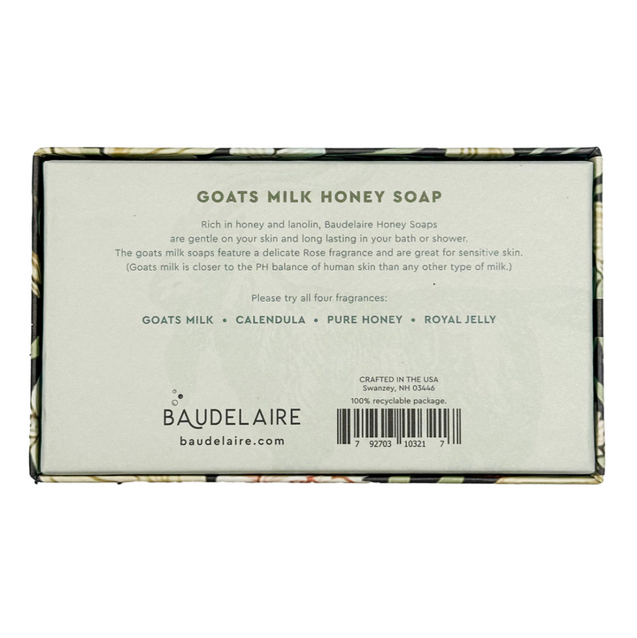 SOAP GOATS MILK HONEY DUO 3.5OZ GIFT BOX #75540