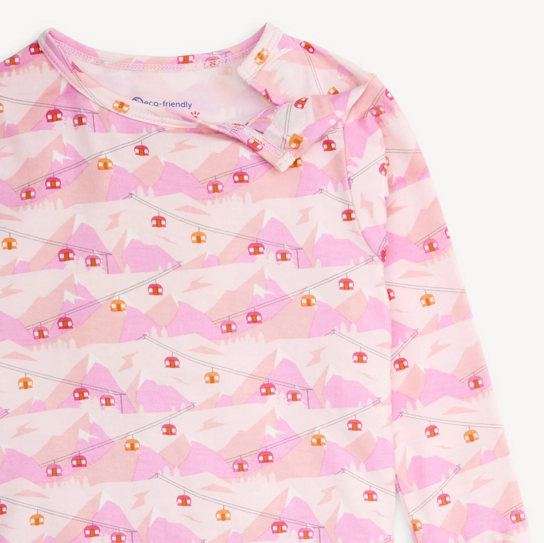 PJ LONG SLEEVE PINK APRES CHIC