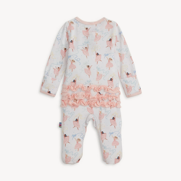 FOOTIE W/ RUFFLE PRETTY PLIES