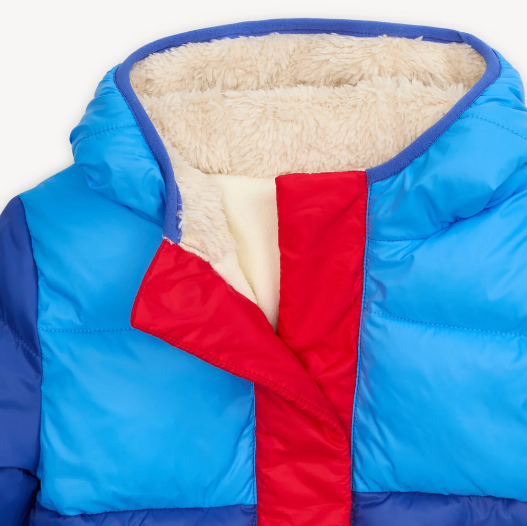 PARKA PUFFER NYLON STORM BLUE