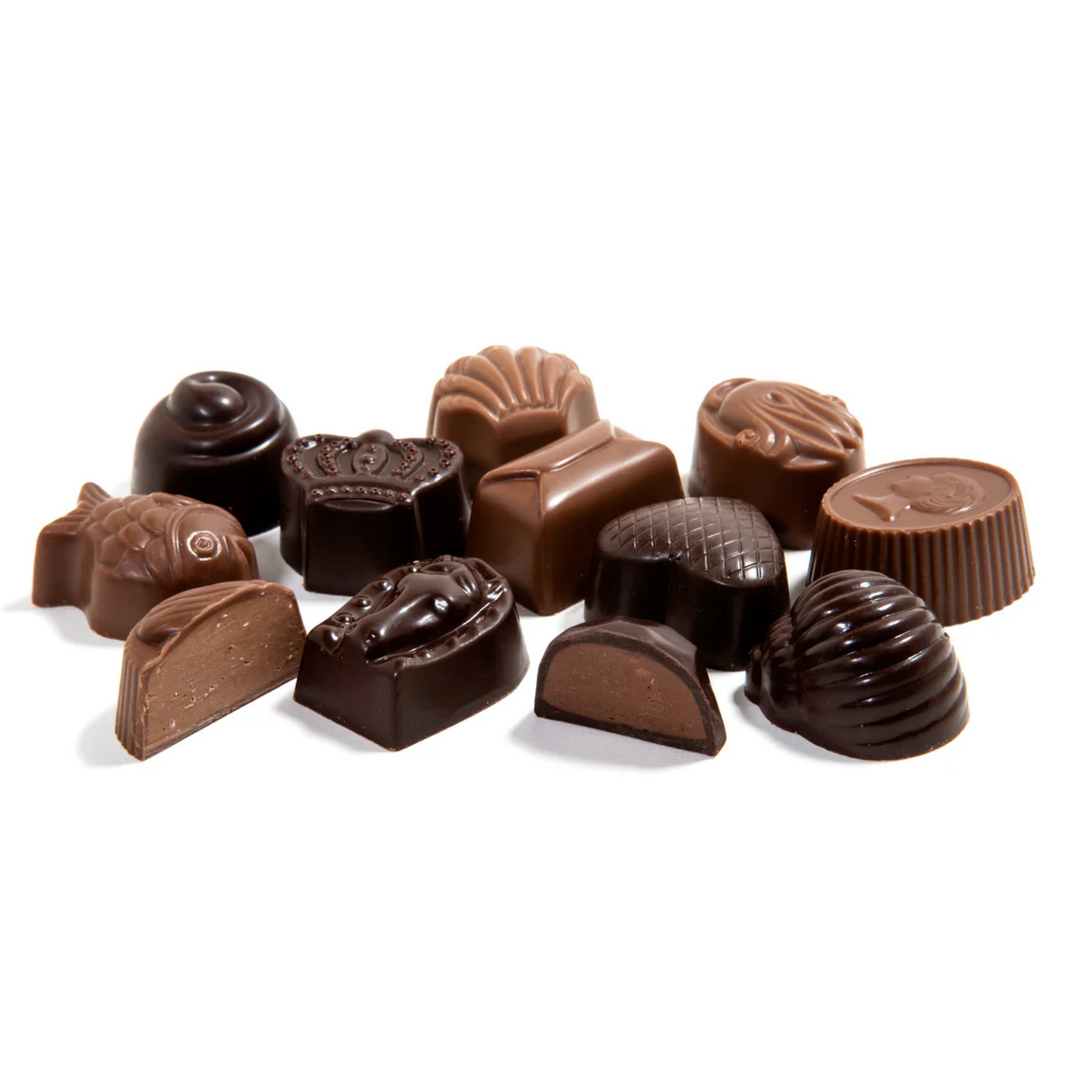 TINS CHOCOLATE 12-PIECE VREELAND RED #76604