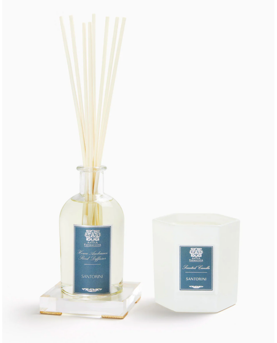 GIFT SET CANDLE & DIFFUSER SANTORINI WITH TRAY #75883