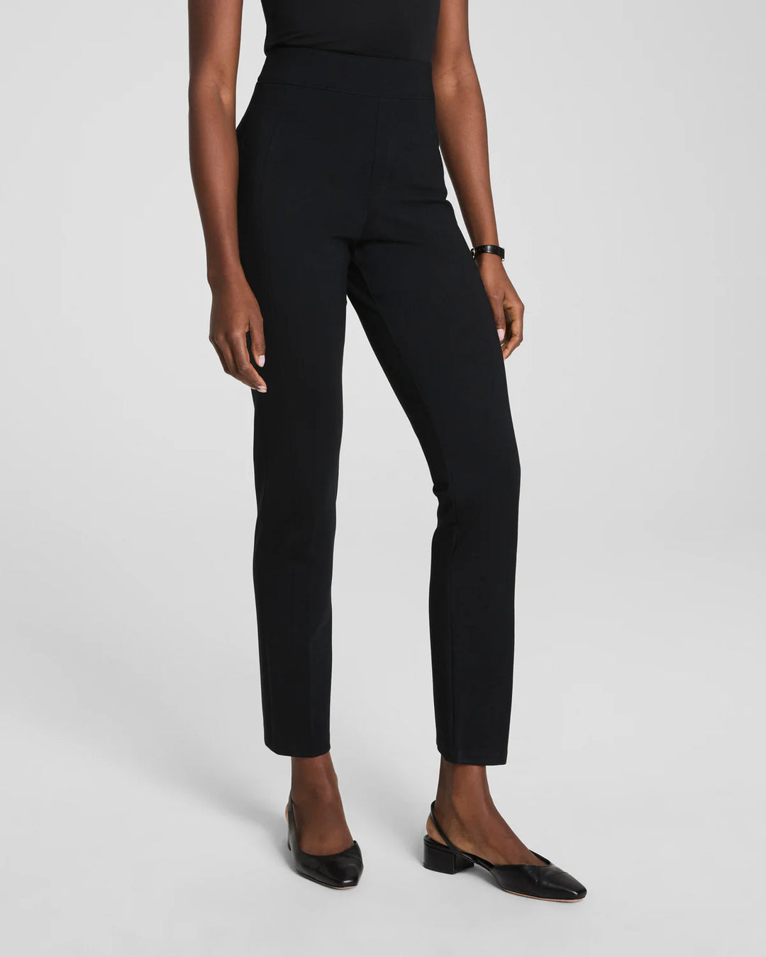 SLIM STRAIGHT PANT PONTE