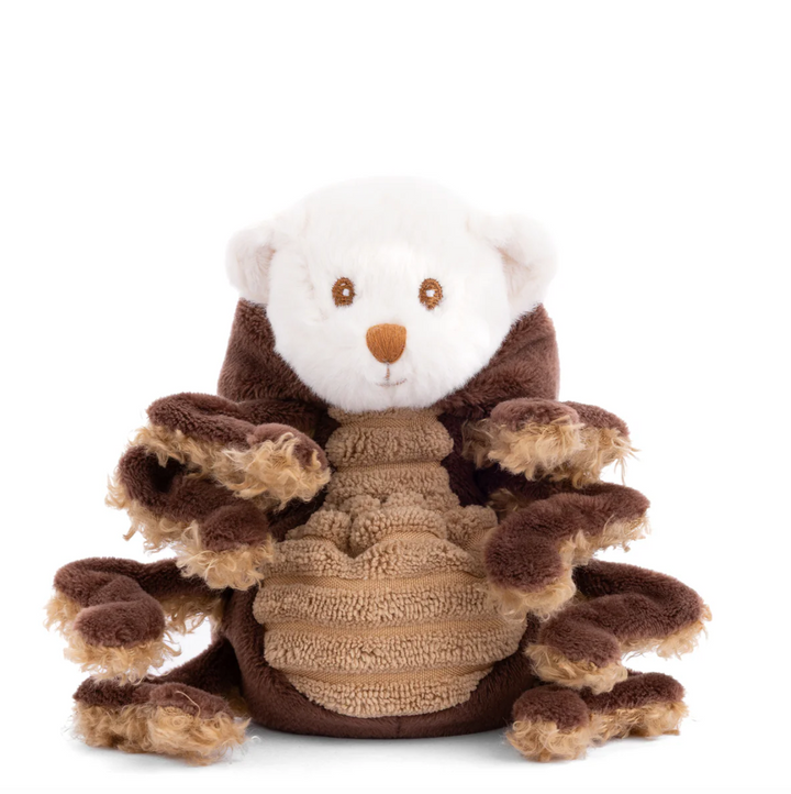 TOY PLUSH SPIDER BROWN
