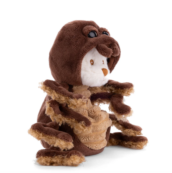 TOY PLUSH SPIDER BROWN