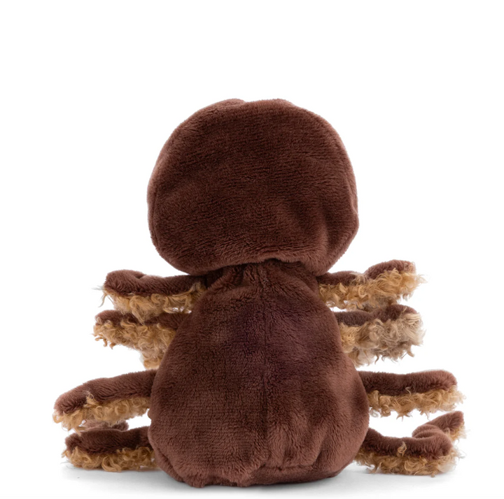 TOY PLUSH SPIDER BROWN
