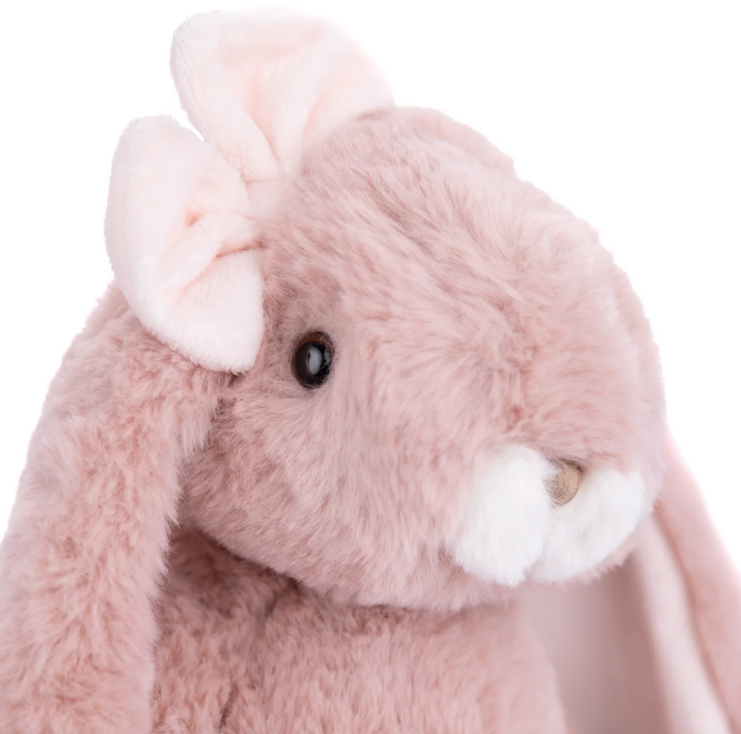 TOY PLUSH RABBIT ANTIQUE PINK