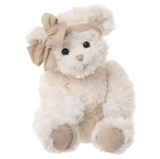 TOY PLUSH BEAR CREAM 14"