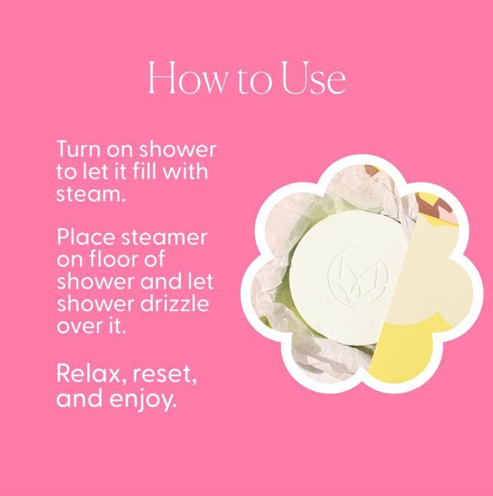 SHOWER STEAMERS WILD POPPY & PEONY
