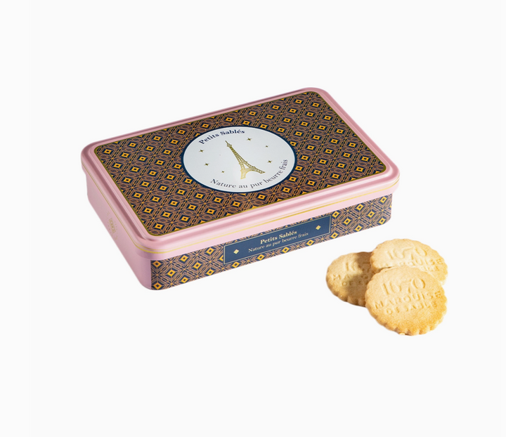 SHORTBREAD COOKIES TRADITIONAL TIN "TOUR EIFFEL"