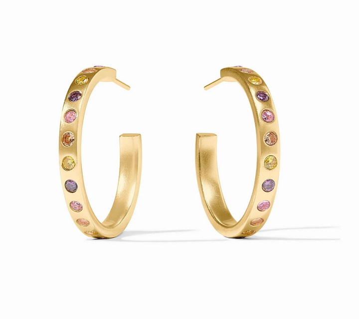 EARRING RAINBOW HOOP