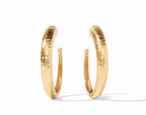 EARRING HOOPS HAMMERED