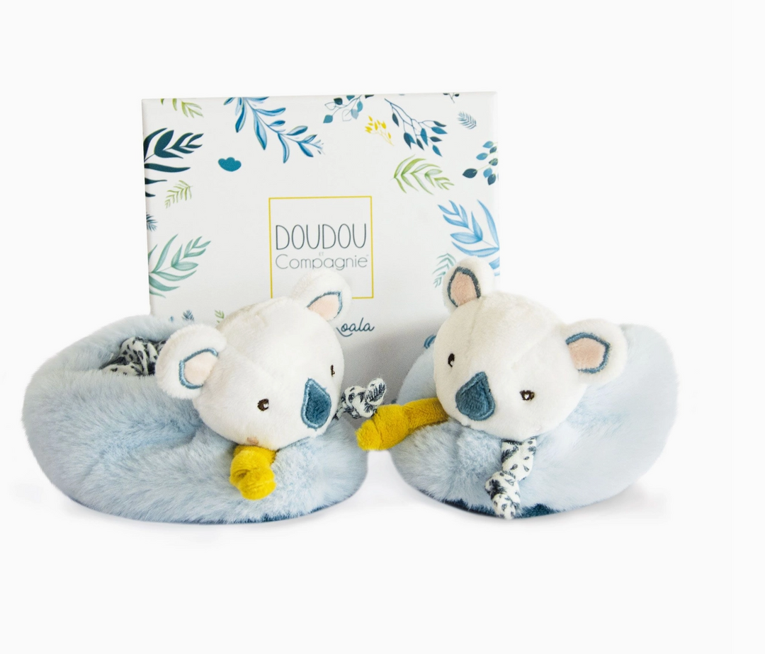 BABY BOOTIES KOALA W/RATTLE