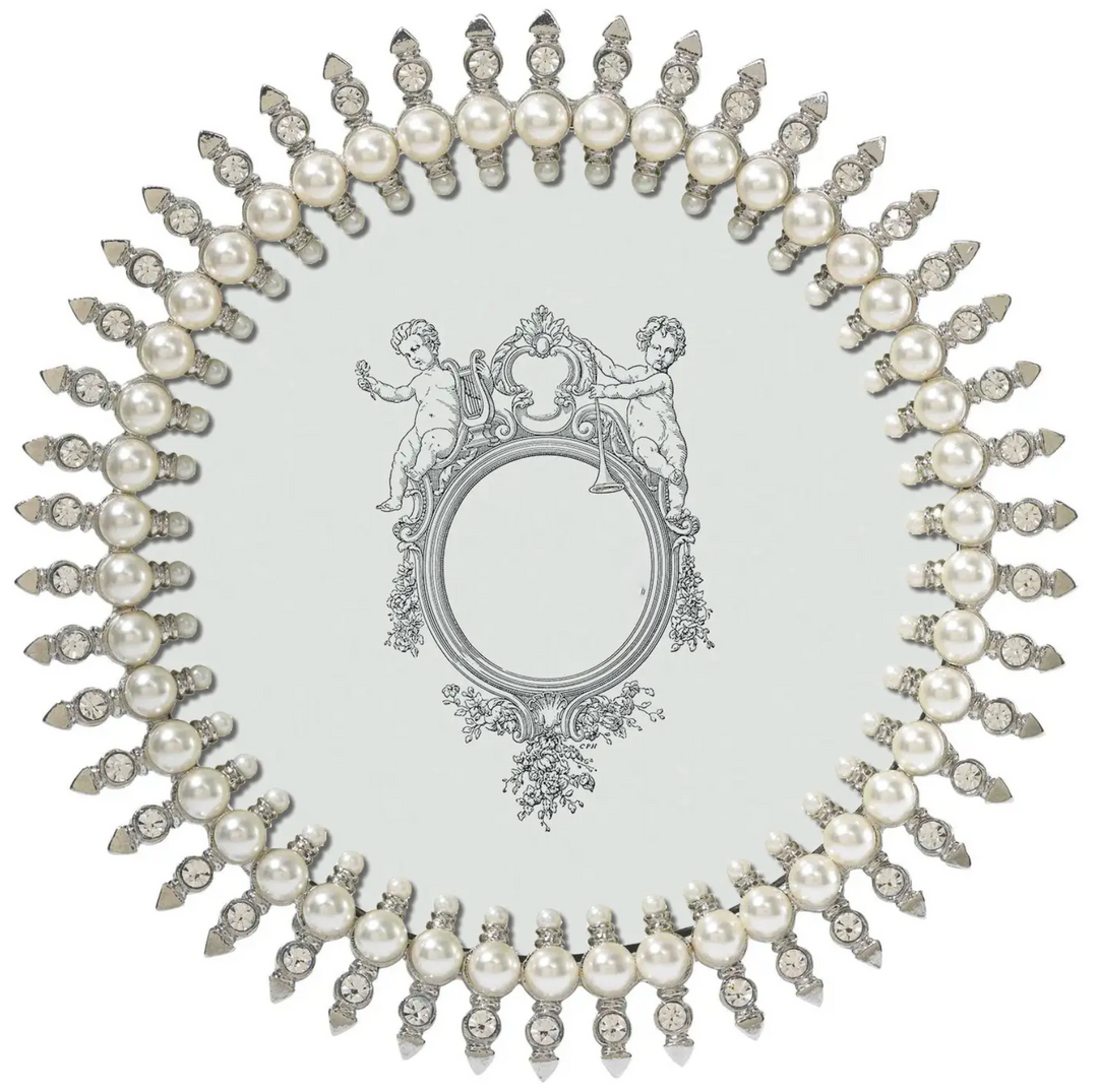 FRAME PEARL JUBILEE ROUND SILVER