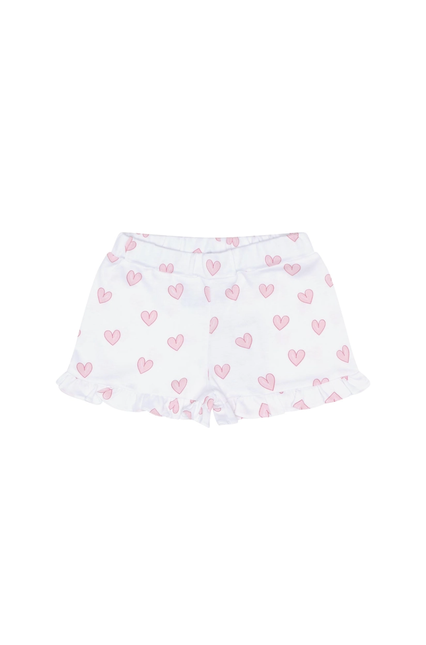 BABY SET SHORT PINK HEART