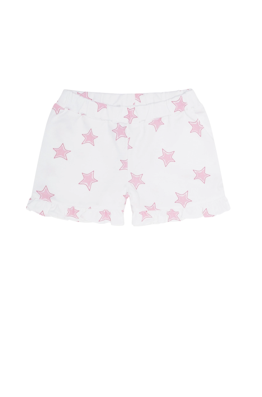 BABY SET SHORT PINK STARS