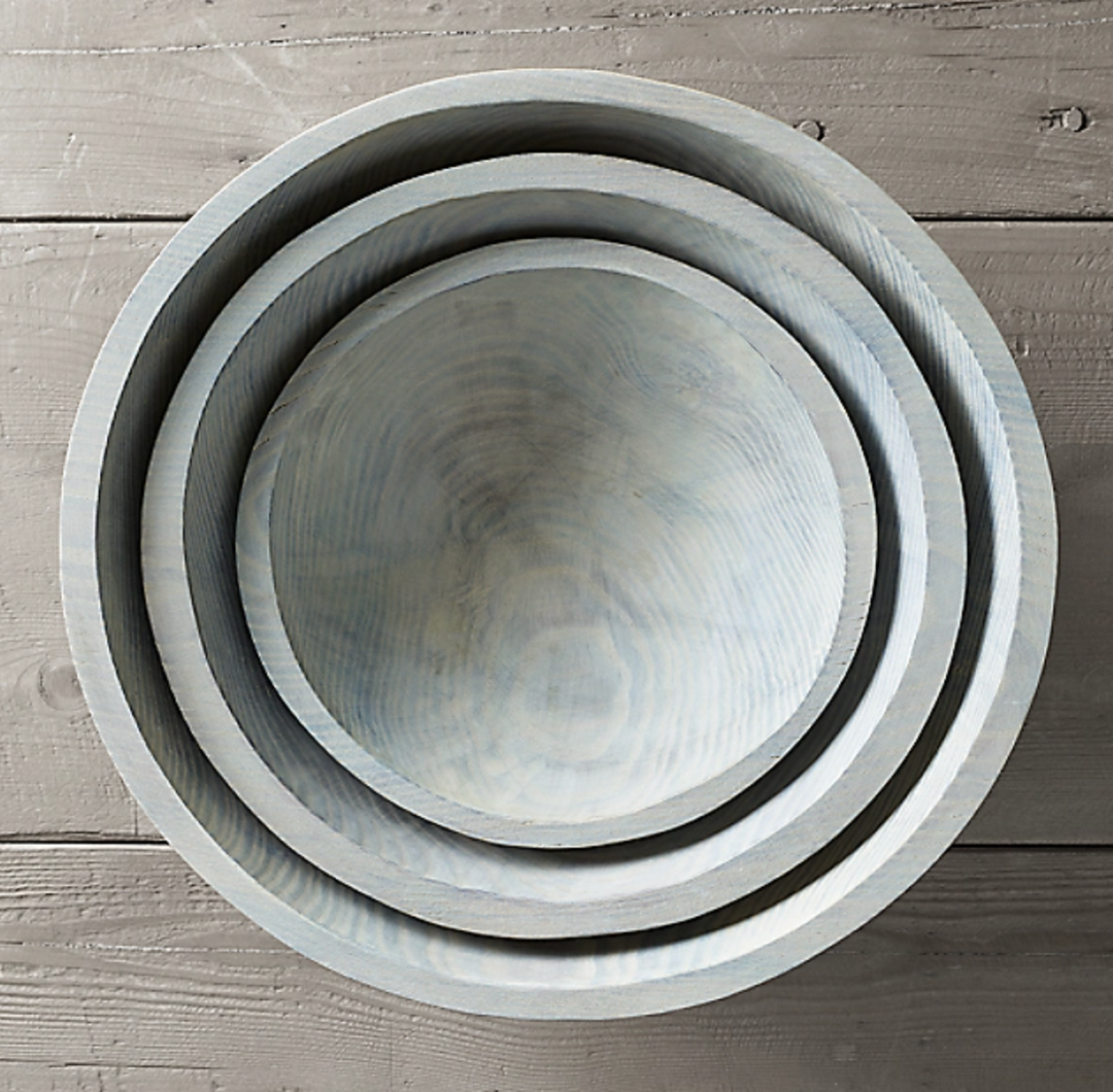 BOWL DRIFTWOOD OAK ROUND