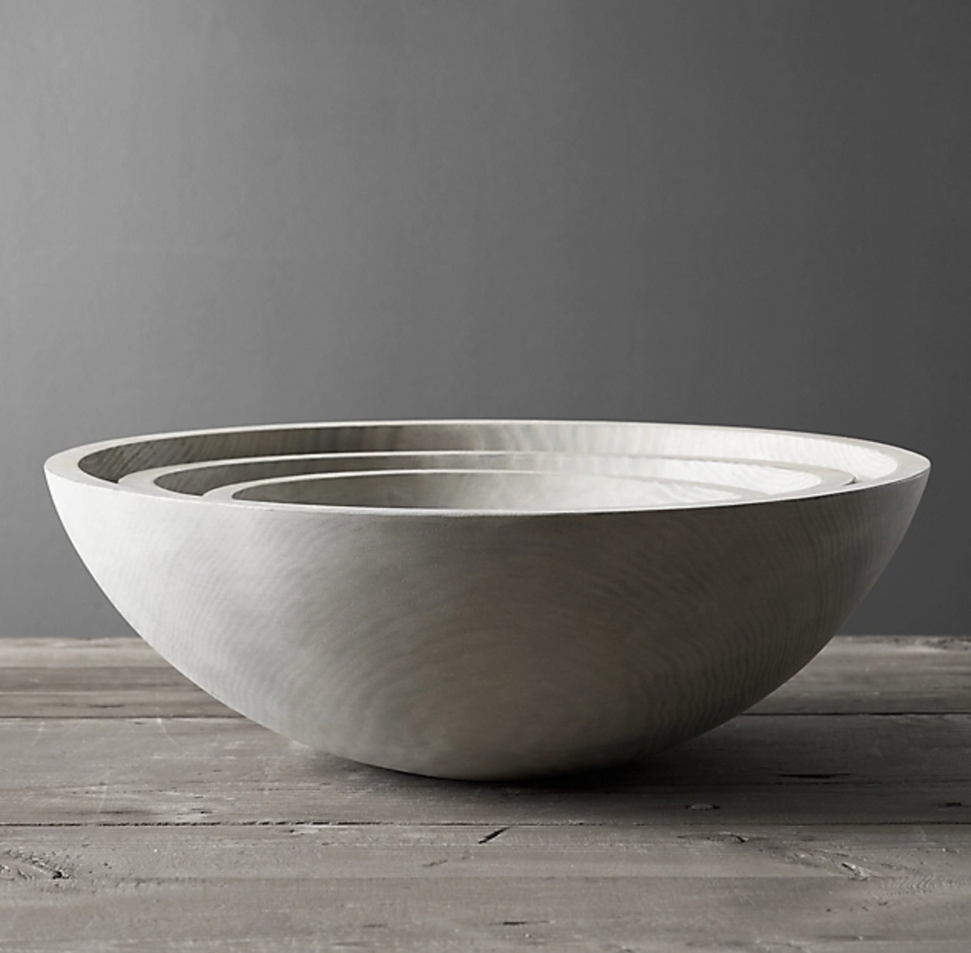 BOWL DRIFTWOOD OAK ROUND