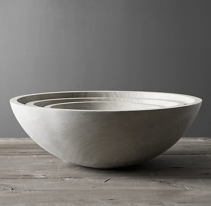 BOWL DRIFTWOOD OAK ROUND