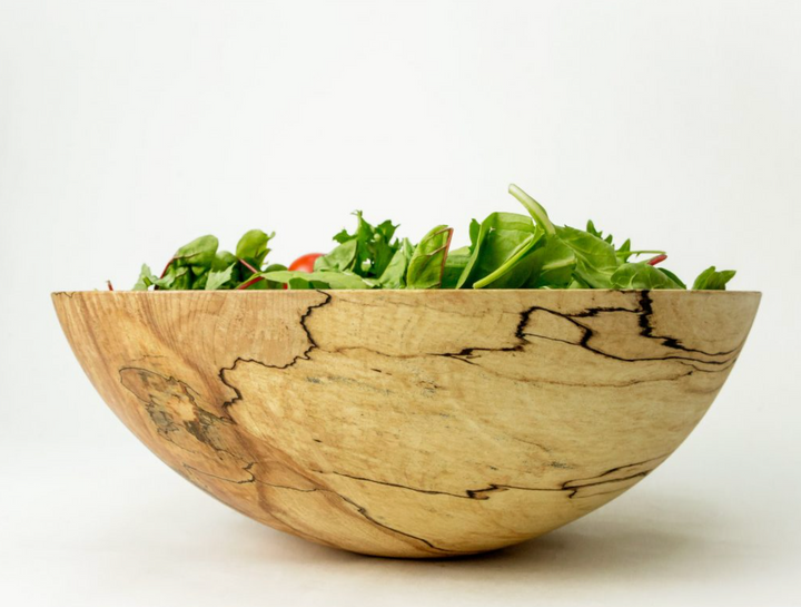 BOWL MAPLE SPALTED ROUND