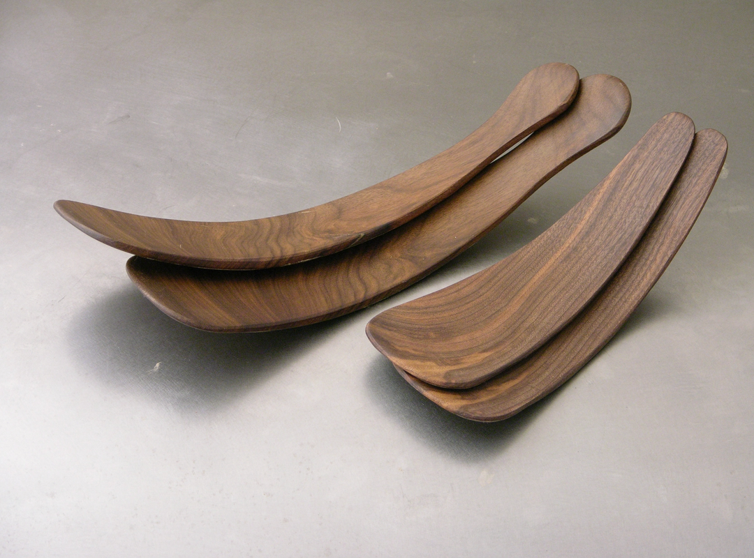 SALAD TOSSERS BLACK WALNUT