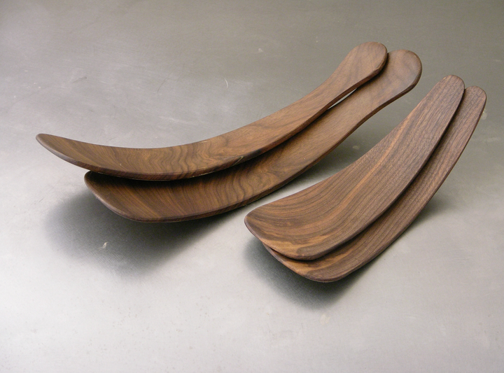 SALAD TOSSERS BLACK WALNUT