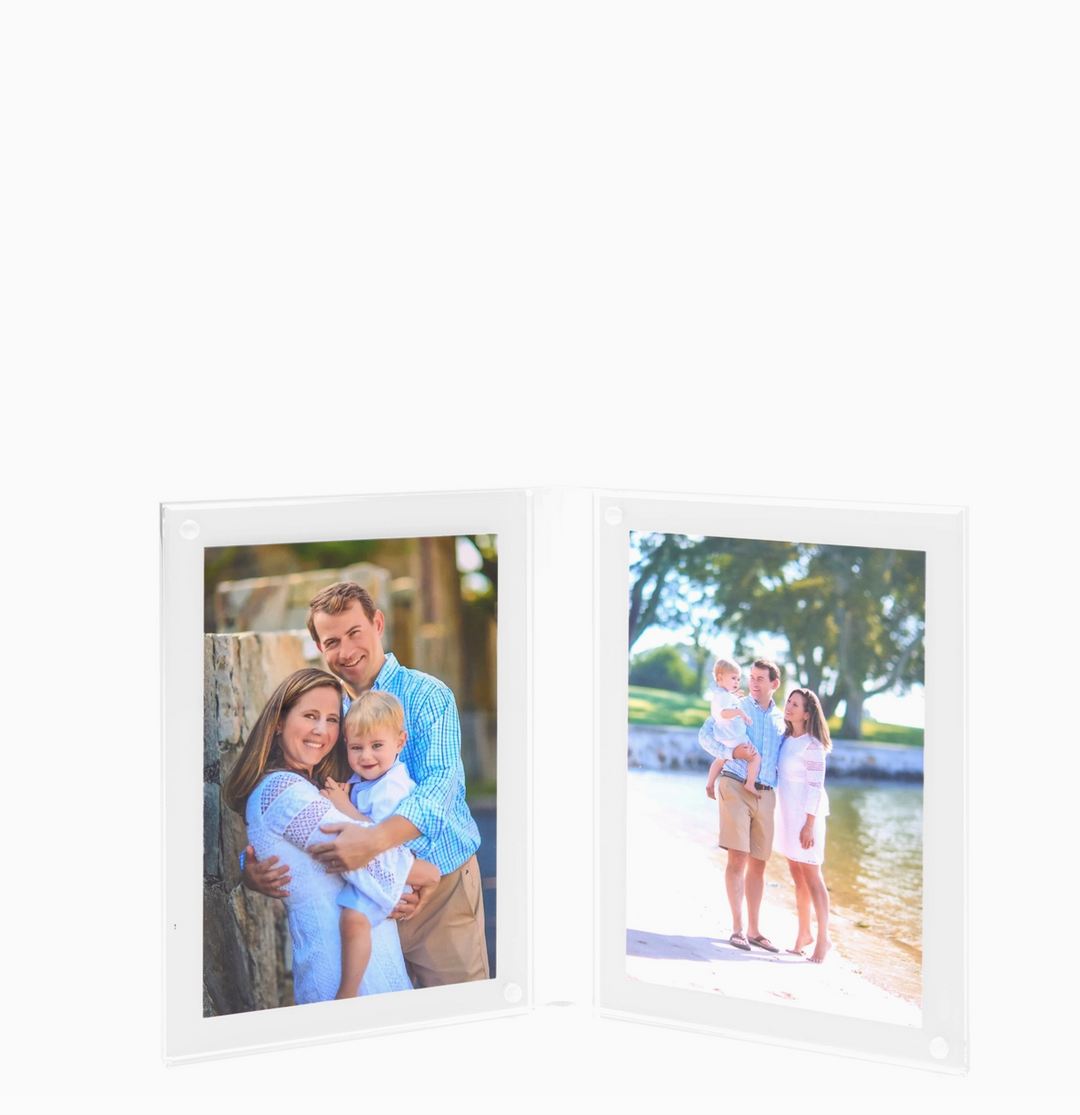 FRAME DOUBLE BEVEL WHITE LARGE