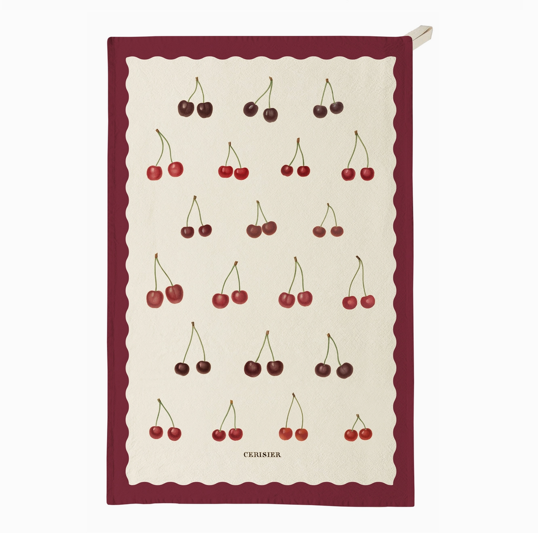 TOWEL TEA COTTON CHERRIES