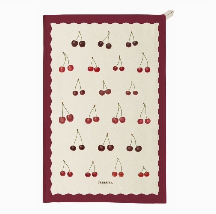TOWEL TEA COTTON CHERRIES