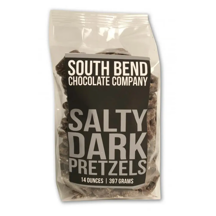 CHOCOLATE DARK COVERED SALTY PRETZELS