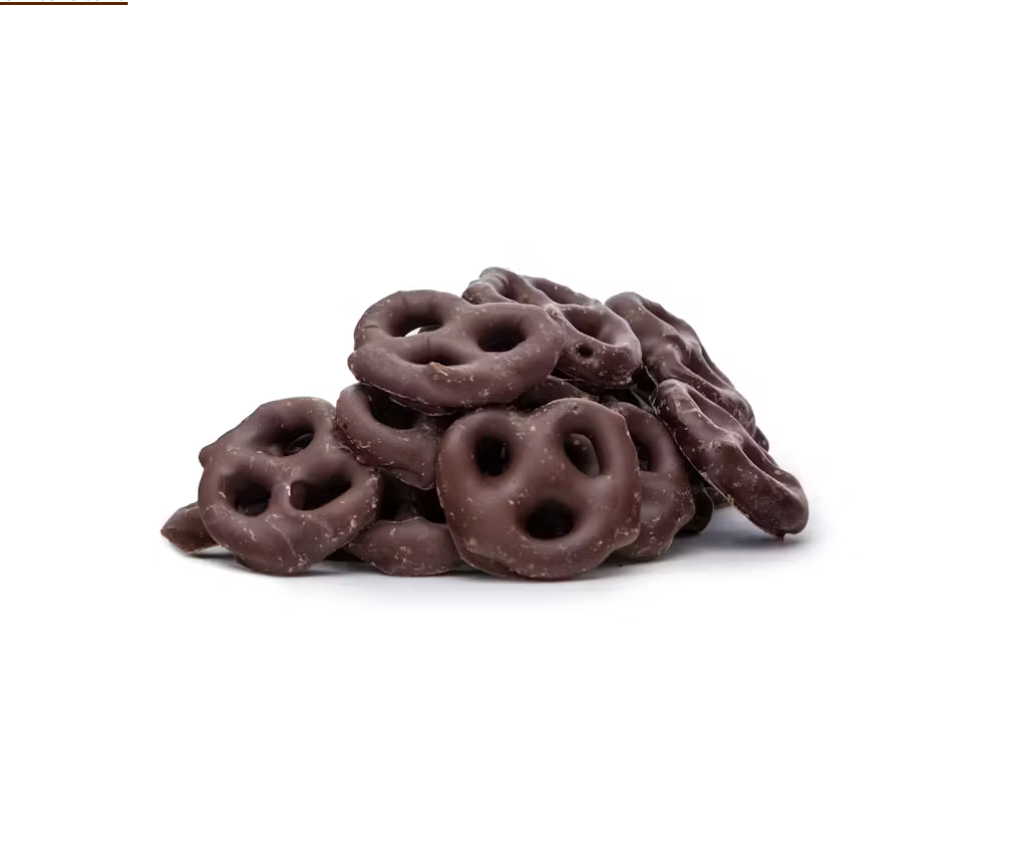 CHOCOLATE DARK COVERED SALTY PRETZELS