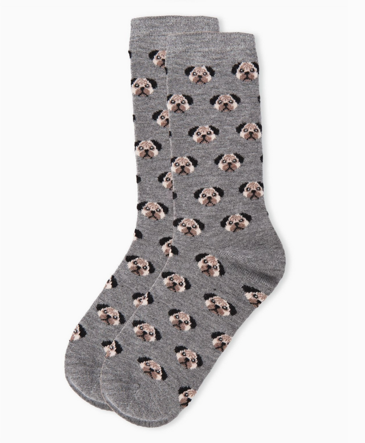 WOMEN'S SOCKS CASHMERE DOG FACES