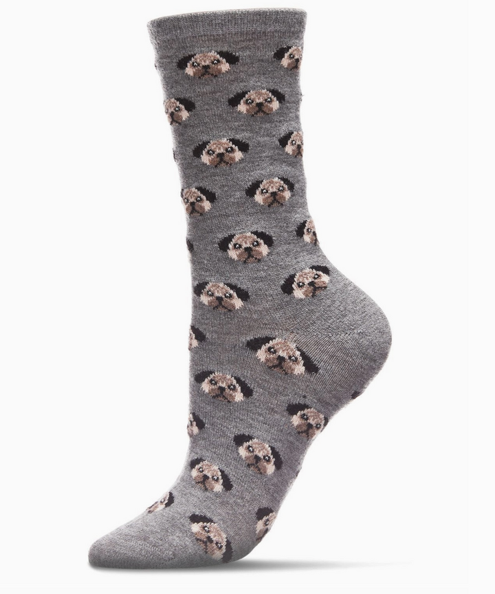 WOMEN'S SOCKS CASHMERE DOG FACES