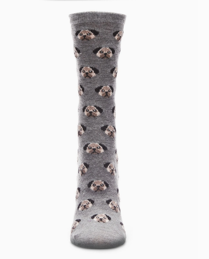 WOMEN'S SOCKS CASHMERE DOG FACES
