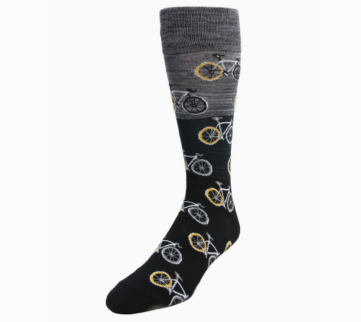 MEN'S SOCKS PATTERNED BICYCLES