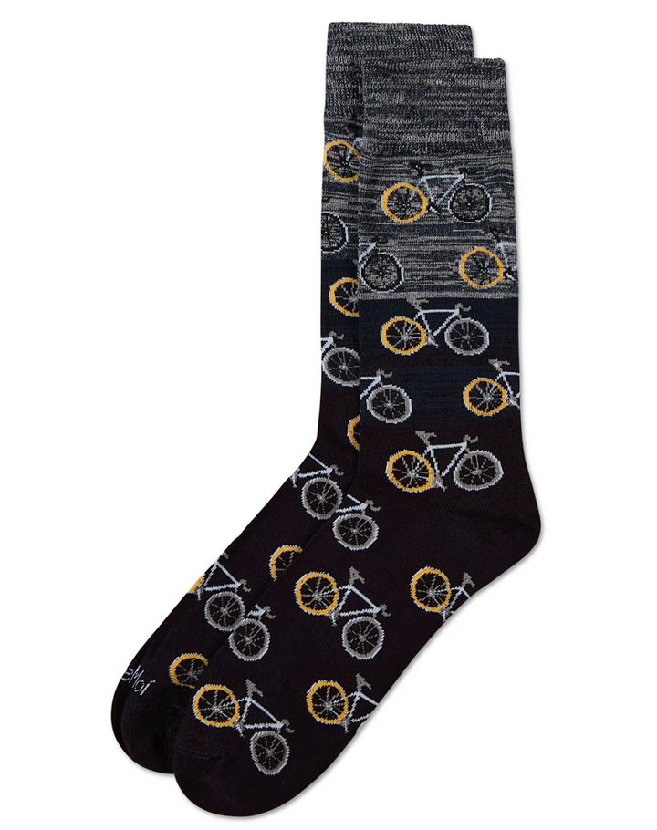 MEN'S SOCKS PATTERNED BICYCLES