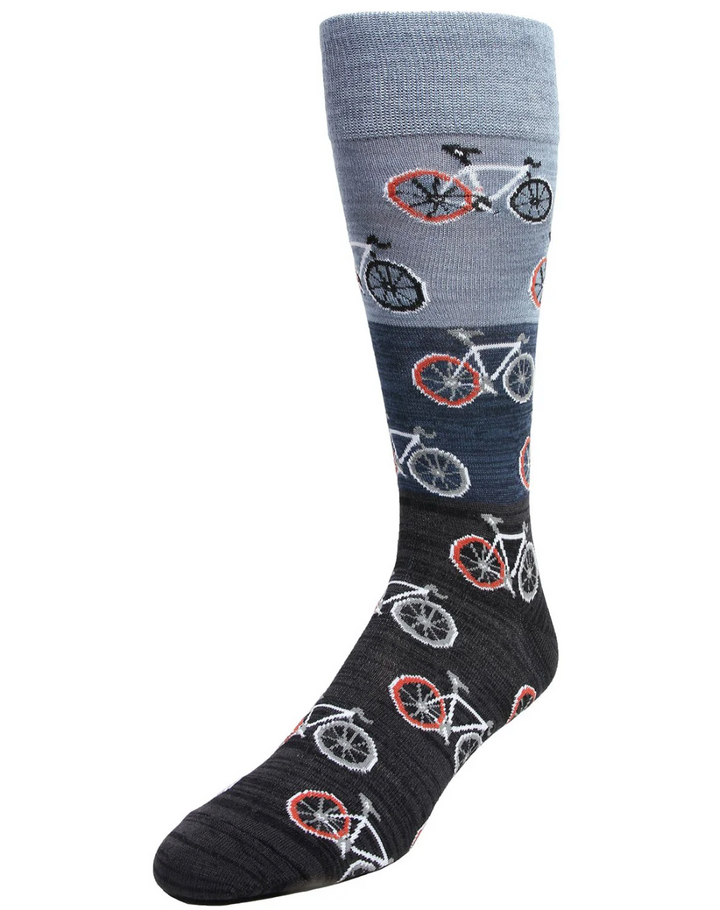 MEN'S SOCKS PATTERNED BICYCLES