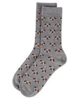 MEN'S SOCKS CASHMERE DOG FACES